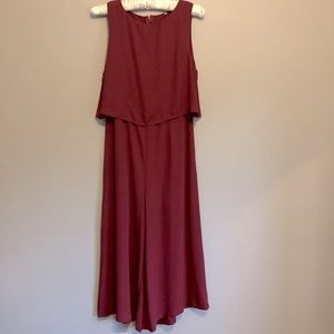 Maroon Jumpsuit